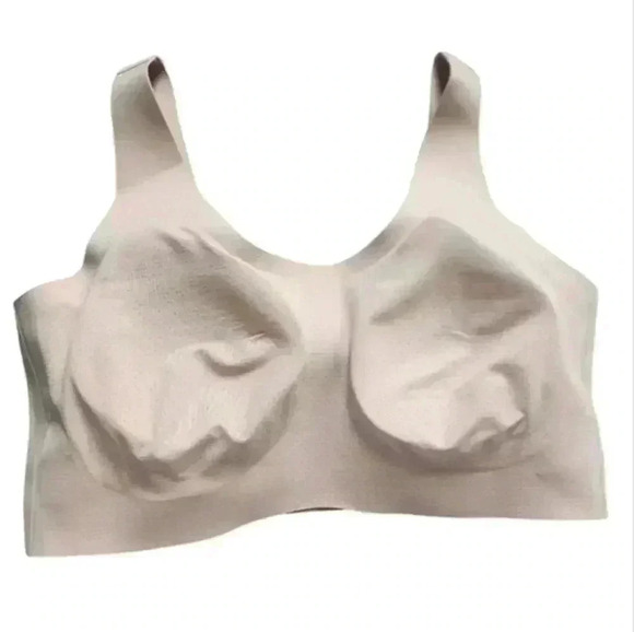 Knix Luxelift Pullover Bra Women's size Extra Small+ Wireless Dune Nude Seamless - Picture 8 of 10